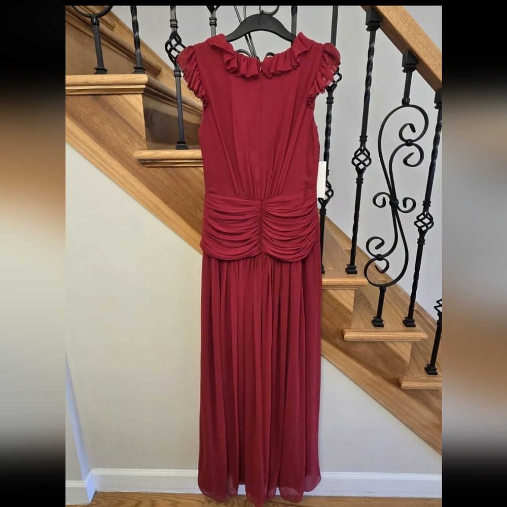 Jill Stuart Size 6 Red Sleeveless Gown